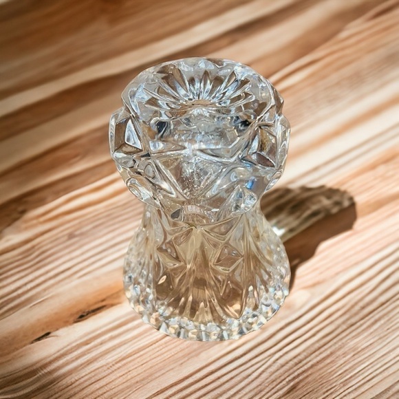 Kristal Zajecar Yugoslavian PbO 24% Lead Crystal Vase / Toothpick Holder - Picture 2 of 4